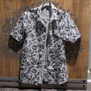 Lululemon lemon button up short sleeves m